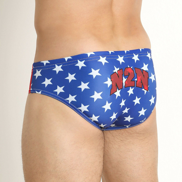 N2N Bodywear Men's USA3 USA Blue Swimsuit NEW 2128 - Picture 1 of 3